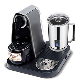 Augusta Plus coffee machine with milk frother